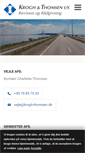 Mobile Screenshot of krogh-thomsen.dk
