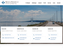 Tablet Screenshot of krogh-thomsen.dk